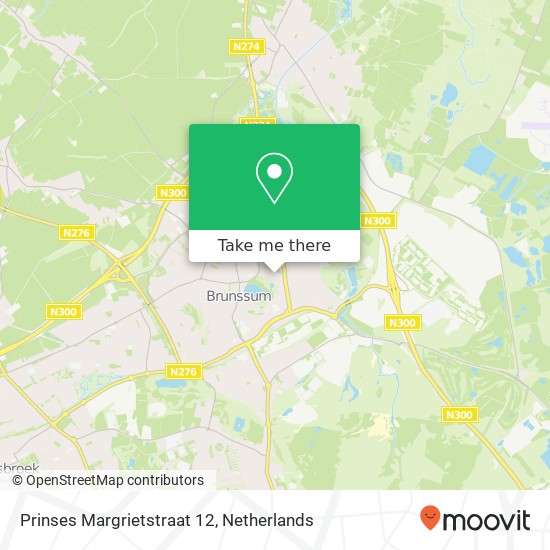 Prinses Margrietstraat 12, 6443 AH Brunssum Karte