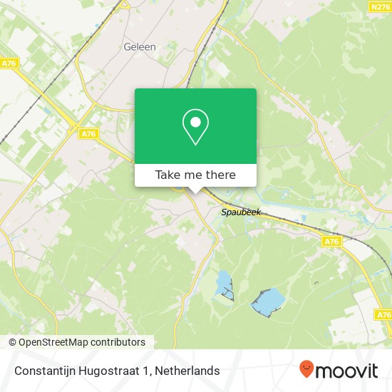 Constantijn Hugostraat 1, 6176 BS Spaubeek map