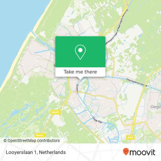 Looyerslaan 1, 2223 GH Katwijk aan de Rijn map