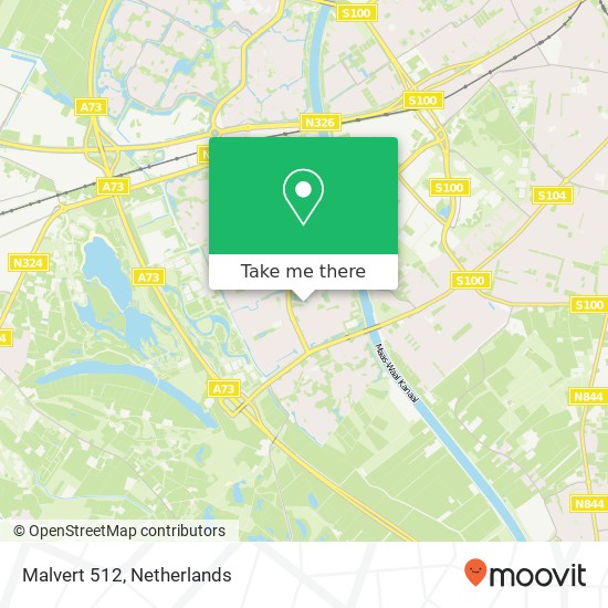 Malvert 512, Malvert 512, 6538 Nijmegen, Nederland map