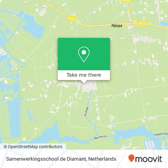 Samenwerkingsschool de Diamant, Buorren 34 map