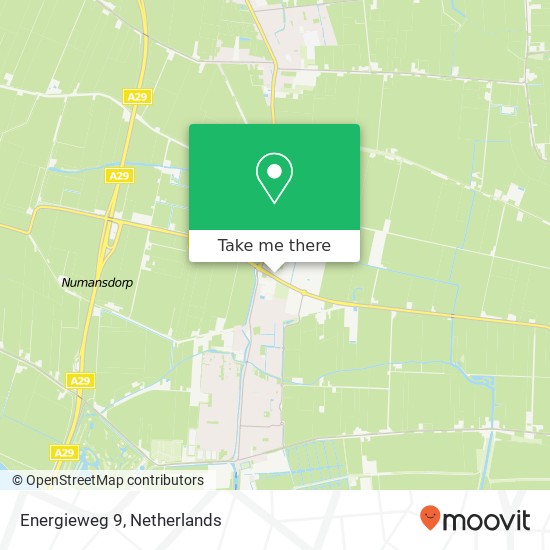 Energieweg 9, 3281 NH Numansdorp map