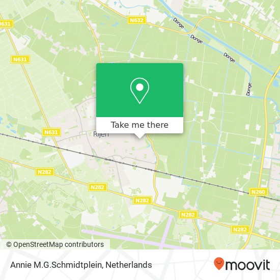 Annie M.G.Schmidtplein, 5122 Rijen map