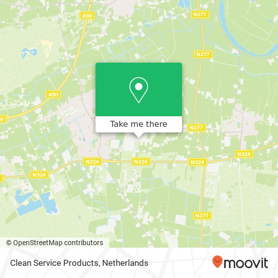 Clean Service Products, Scheltseweg 4F map
