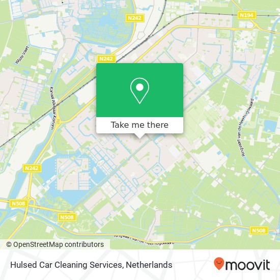 Hulsed Car Cleaning Services, Spaarne 142 map