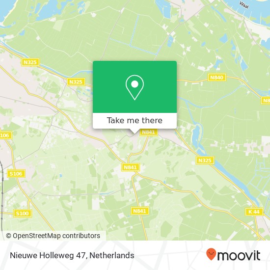 Nieuwe Holleweg 47, 6573 DV Beek map