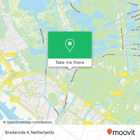 Brederode 4, 1121 CW Landsmeer map