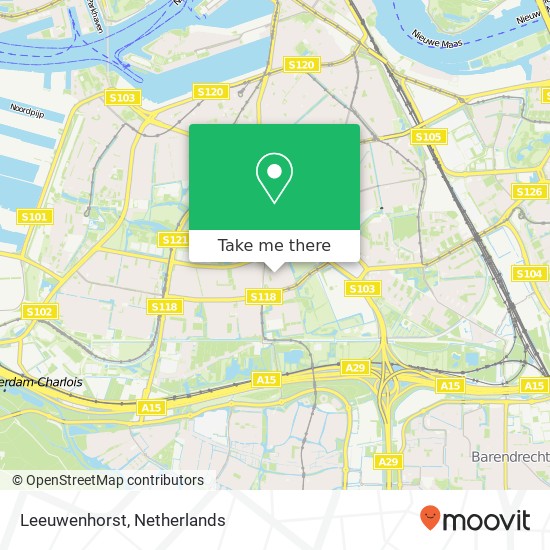 Leeuwenhorst, Leeuwenhorst, 3085 VC Rotterdam, Nederland Karte