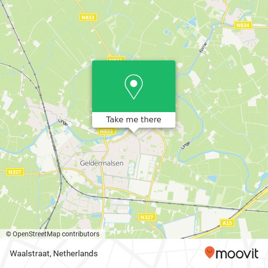 Waalstraat, 4191 Geldermalsen map