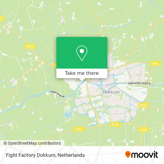 Fight Factory Dokkum Karte