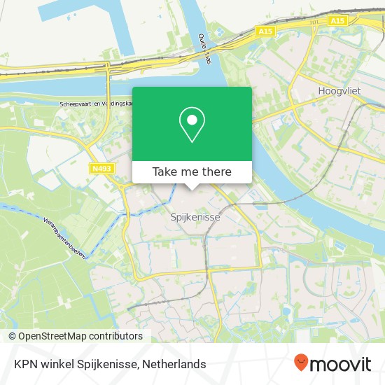 KPN winkel Spijkenisse, Nieuwstraat 107 map