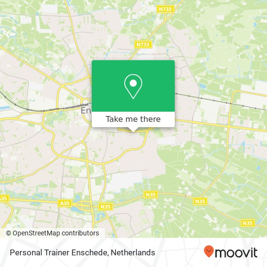 Personal Trainer Enschede, Heutinkstraat 16 map