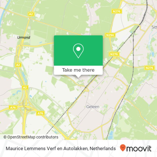 Maurice Lemmens Verf en Autolakken, Heidestraat map