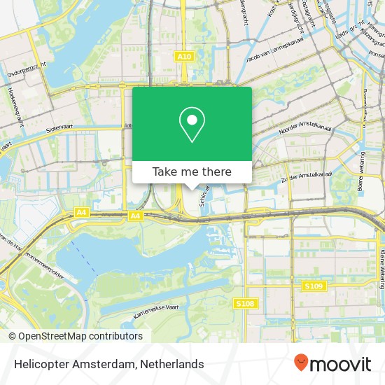 Helicopter Amsterdam map