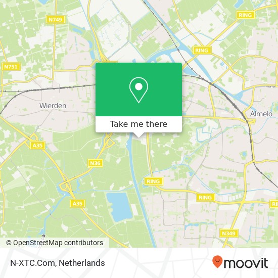 N-XTC.Com, Buitenhavenweg 8B Karte