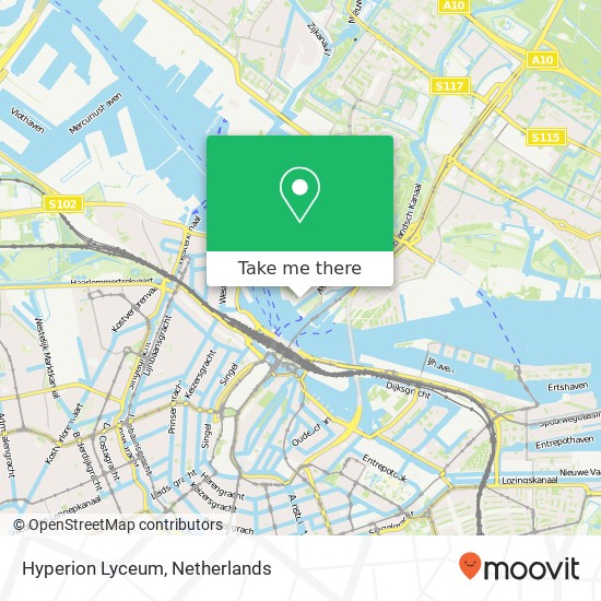 Hyperion Lyceum, 1031 Amsterdam map