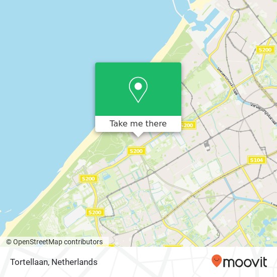 Tortellaan, 2566 Den Haag Karte