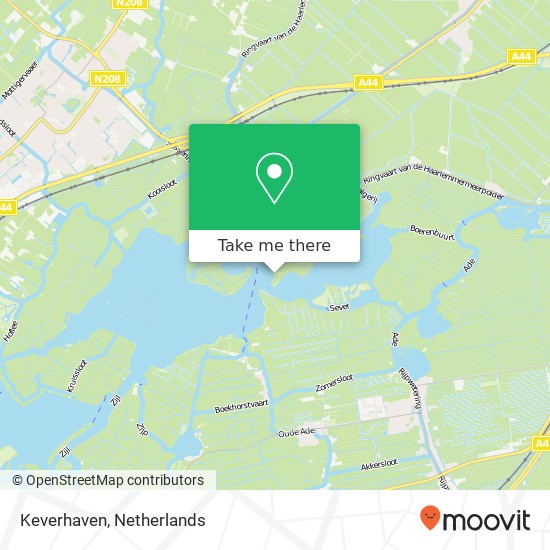 Keverhaven, Hoekstuk Karte