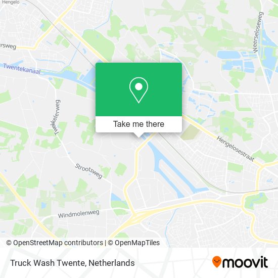 Truck Wash Twente map