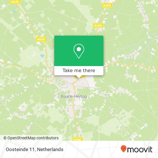 Oosteinde 11, 2387 Baarle-Hertog Karte