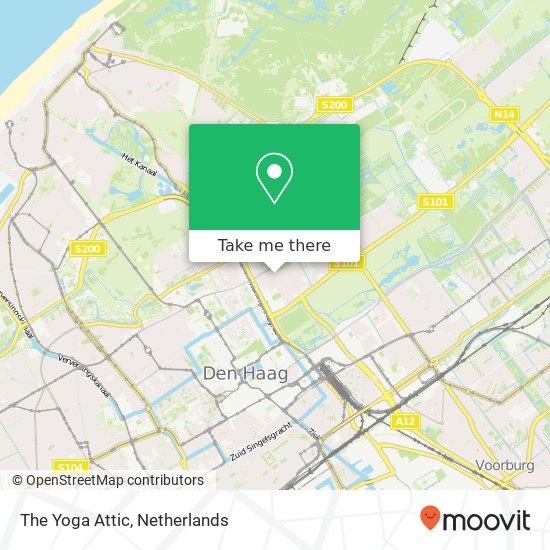 The Yoga Attic, Jan van Nassaustraat 115 map