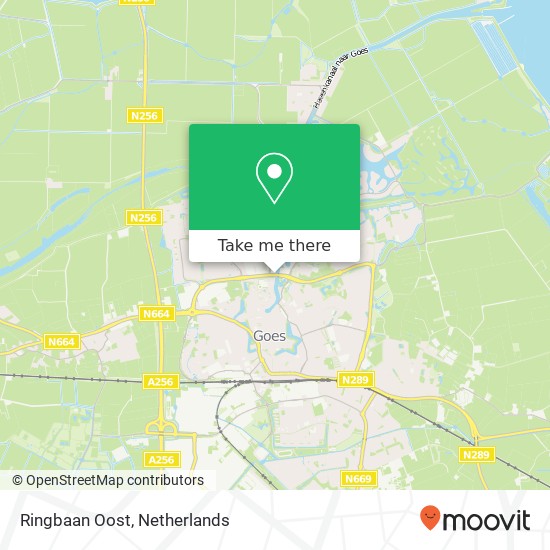 Ringbaan Oost, 4461 Goes map