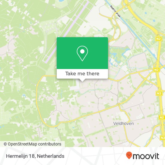 Hermelijn 18, 5508 MH Veldhoven map