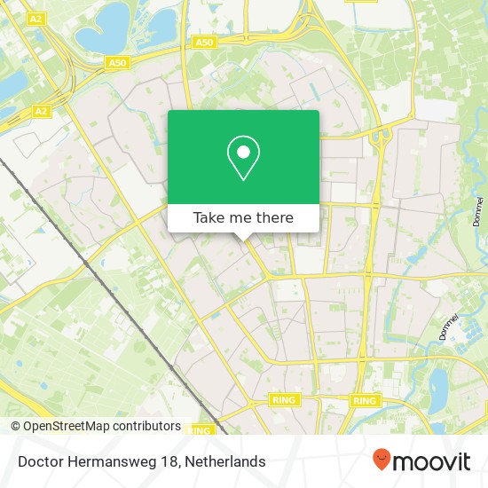 Doctor Hermansweg 18, 5624 HP Eindhoven Karte