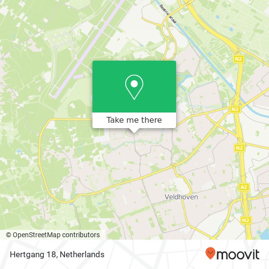 Hertgang 18, 5508 Veldhoven map