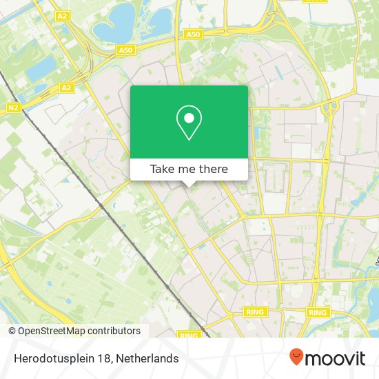 Herodotusplein 18, 5624 DH Eindhoven map