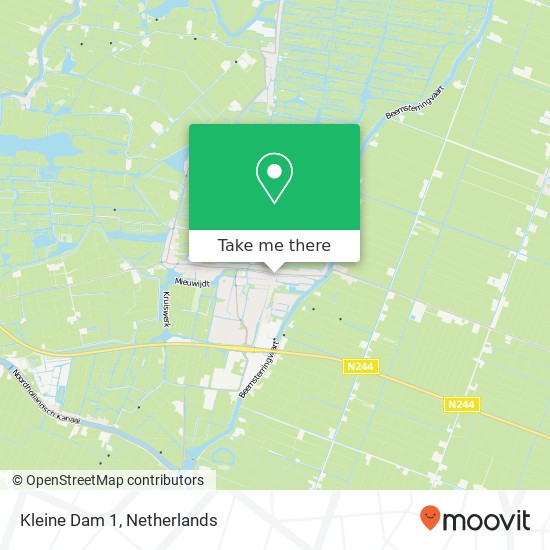 Kleine Dam 1, Kleine Dam 1, 1483 BJ De Rijp, Nederland map