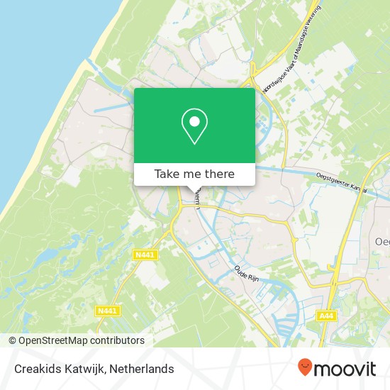 Creakids Katwijk map