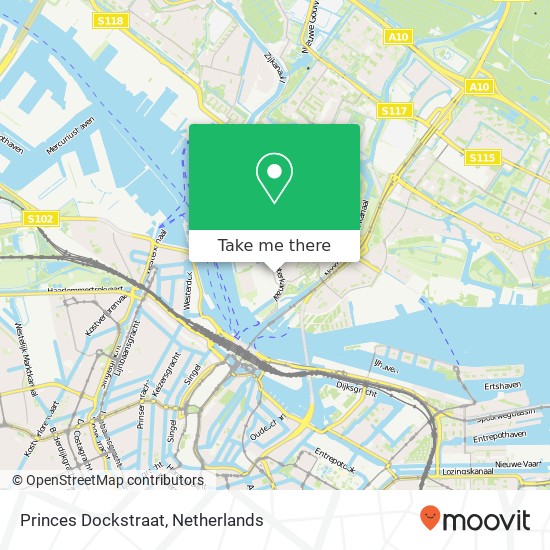 Princes Dockstraat, 1031 Amsterdam map