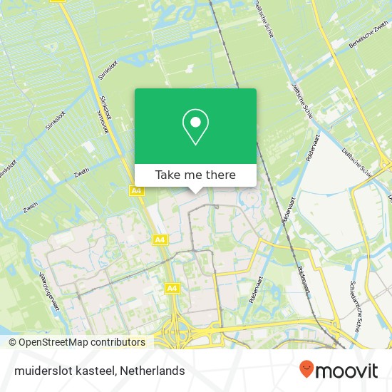 muiderslot kasteel, 3123 TA Schiedam map