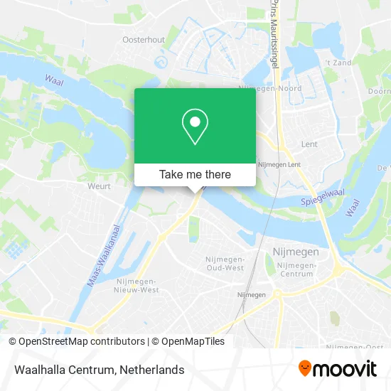 Waalhalla Centrum map