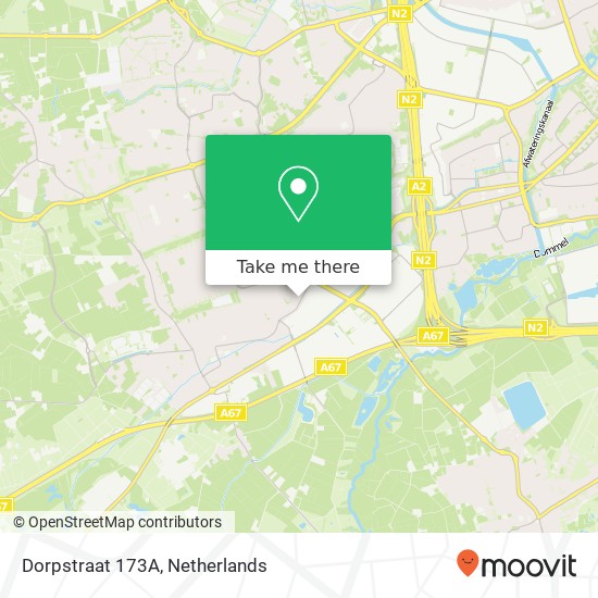 Dorpstraat 173A, Dorpstraat 173A, 5504 HE Veldhoven, Nederland map