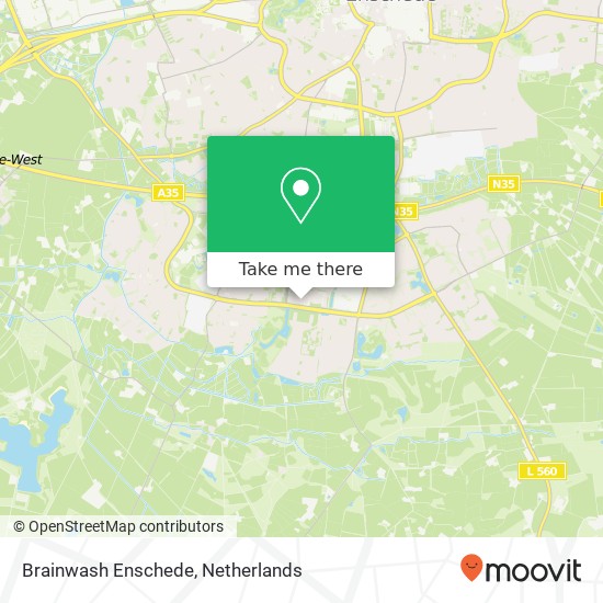 Brainwash Enschede, Wesseler-nering 3D map