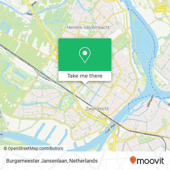 Burgemeester Jansenlaan, 3331 KR Zwijndrecht map