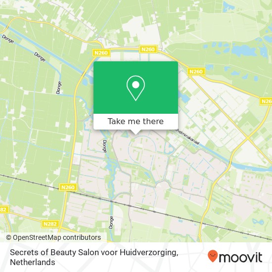 Secrets of Beauty Salon voor Huidverzorging, Lombardijenlaan 215 Karte