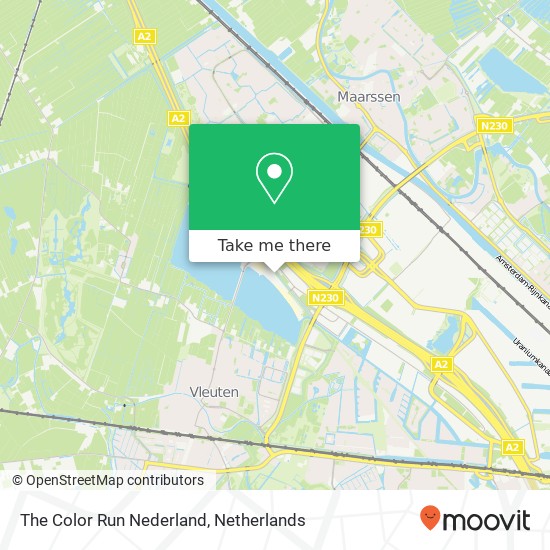 The Color Run Nederland, Strandboulevard map
