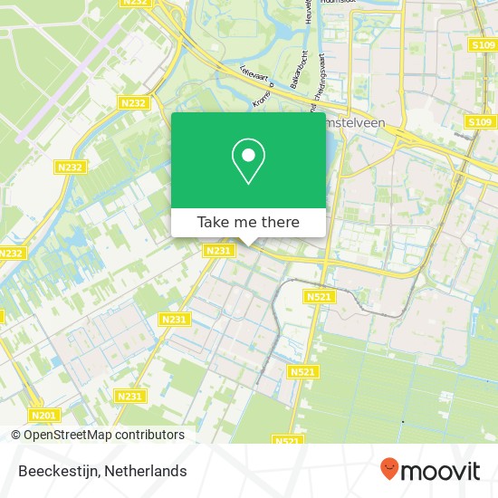 Beeckestijn, Beeckestijn, 1187 Amstelveen, Nederland Karte