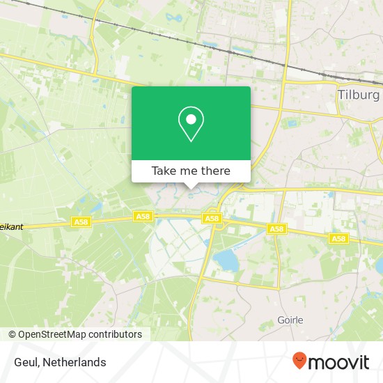 Geul, Geul, 5032 AM Tilburg, Nederland map
