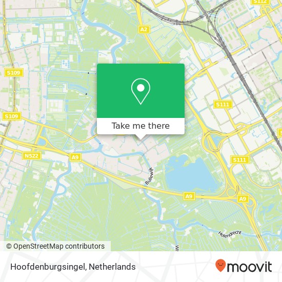Hoofdenburgsingel, 1191 EW Ouderkerk aan de Amstel map