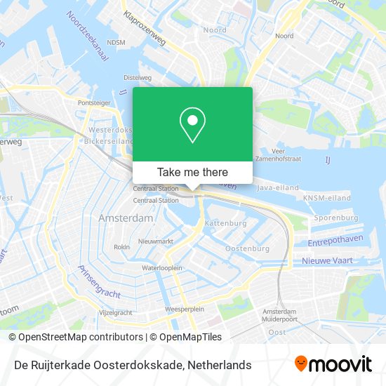 How to get to De Ruijterkade Oosterdokskade in Amsterdam by Bus, Train ...
