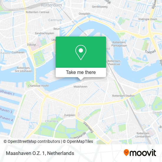 Maashaven O.Z. 1 map