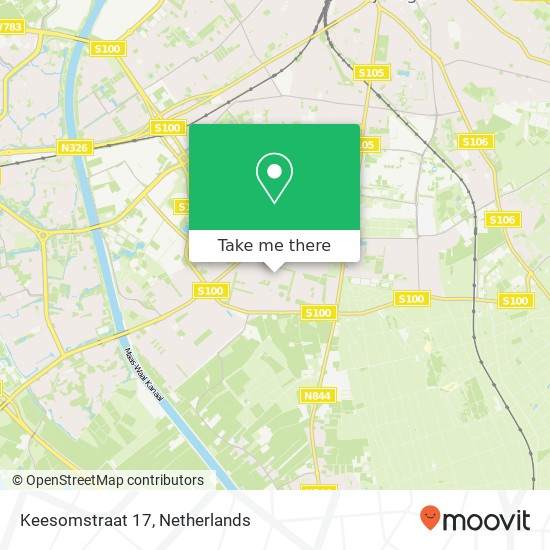 Keesomstraat 17, 6533 HS Nijmegen map