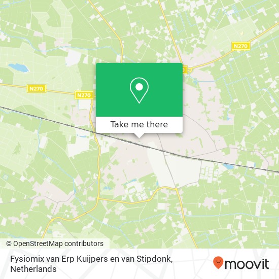 Fysiomix van Erp Kuijpers en van Stipdonk, Stationsplein 9 map