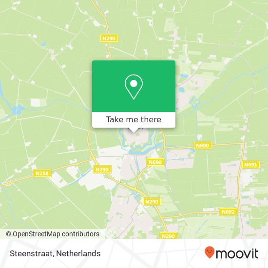 Steenstraat, 4561 Hulst map