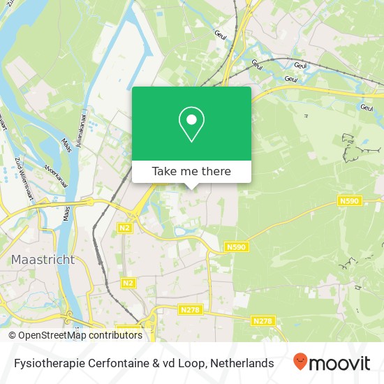 Fysiotherapie Cerfontaine & vd Loop, Severenstraat 4A Karte