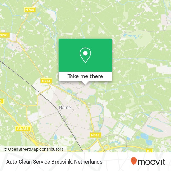 Auto Clean Service Breusink, Paardebloem 19 Karte